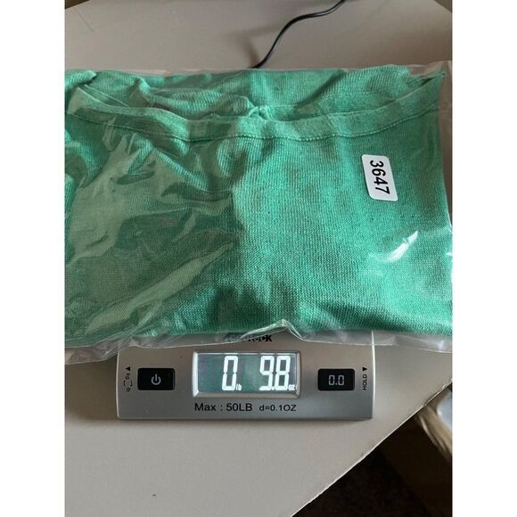 Talbots Linen 3/4 Sleeve Tassel Tie Back Pullover Blouse Kelly Green Medium - Picture 10 of 10